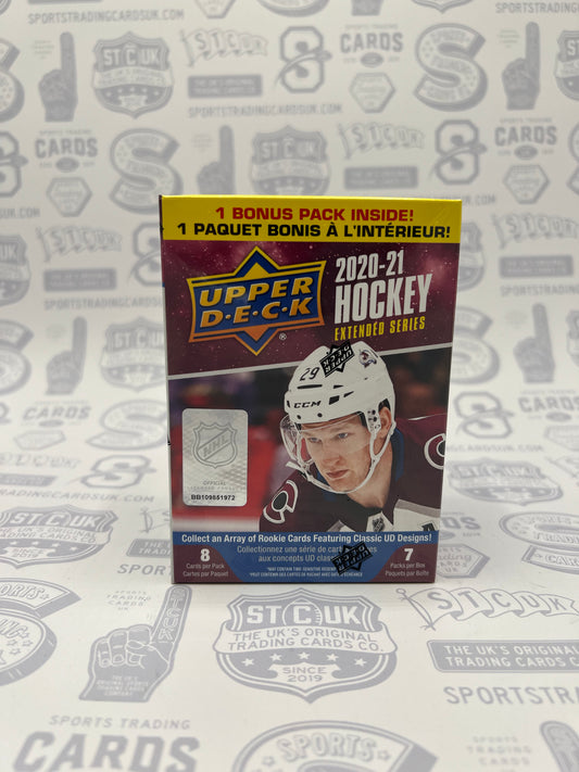 2020/21 Upper Deck Extended Series Hockey Blaster Box - Sports Trading Cards UK
