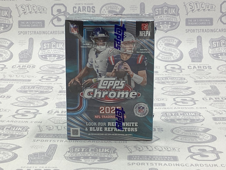 2025 Topps Chrome Football Blaster Box - Sports Trading Cards UK