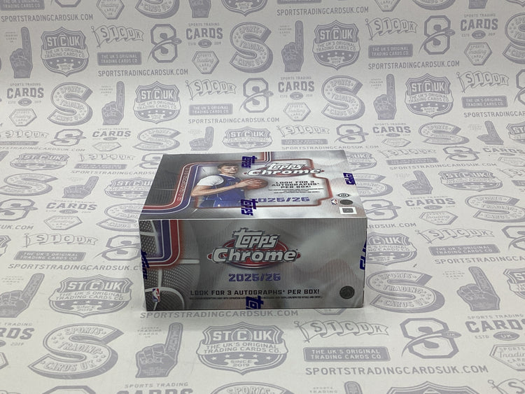 2025-26 Topps Chrome Basketball Hobby Jumbo Box