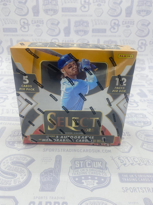 2025 Panini Select Baseball Hobby Box
