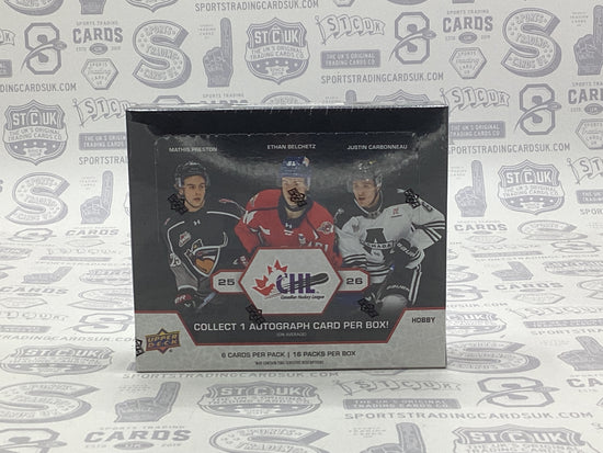 2025-26 Upper Deck CHL Hockey Hobby Box - Sports Trading Cards UK