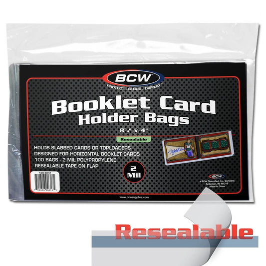 BCW Booklet Card Holder Bags