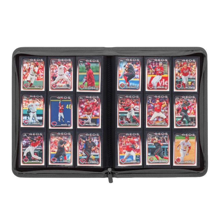 BCW Z-Folio 9-Pocket Album - Gray - Sports Trading Cards UK