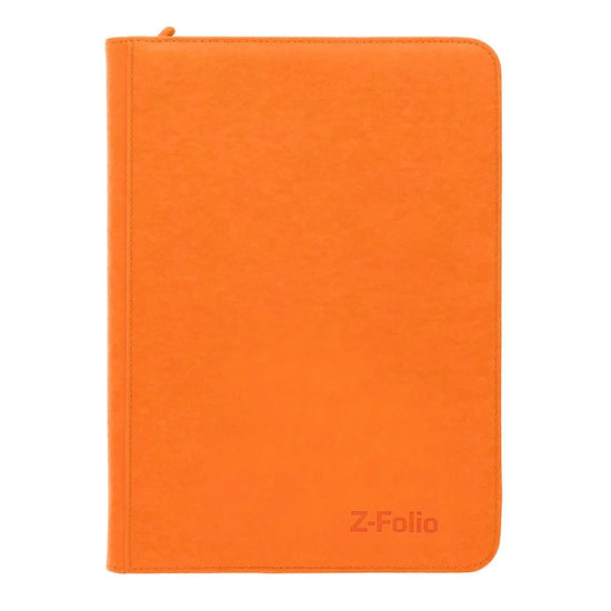 BCW Z-Folio 9-Pocket Album - Orange - Sports Trading Cards UK