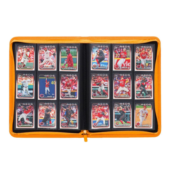 BCW Z-Folio 9-Pocket Album - Orange - Sports Trading Cards UK