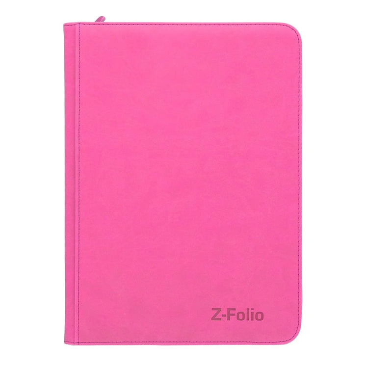 BCW Z-Folio 9-Pocket Album - Pink - Sports Trading Cards UK
