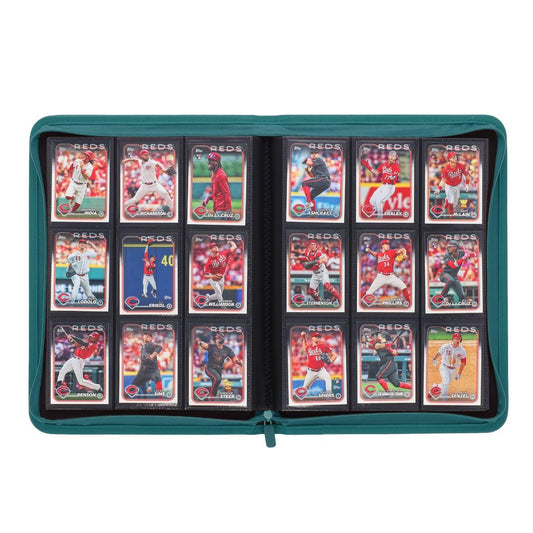BCW Z-Folio 9-Pocket Album - Teal - Sports Trading Cards UK