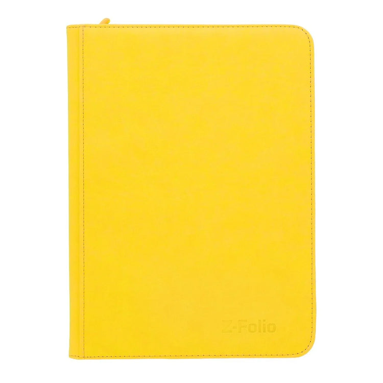 BCW Z-Folio 9-Pocket Album - Yellow - Sports Trading Cards UK