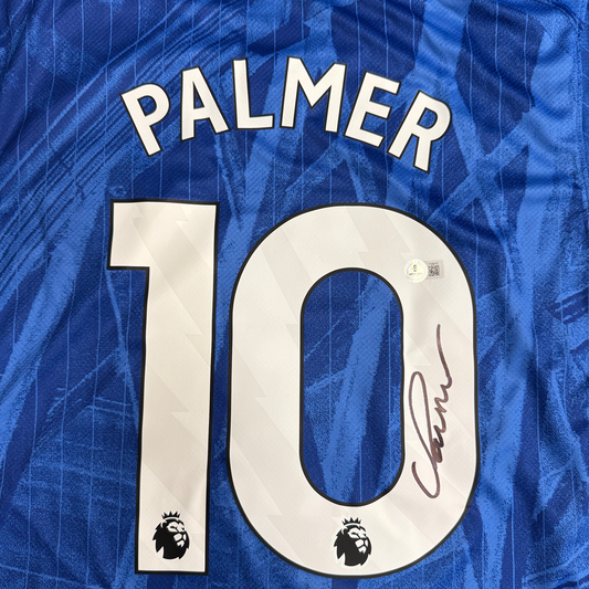 COLE PALMER SIGNED CHELSEA HOME SOCCER JERSEY #10
