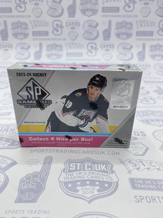 2023/24 Upper Deck SP Game Used Hockey Hobby Box