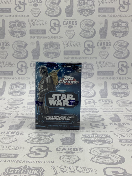 2026 Topps Chrome Star Wars Blaster Box
