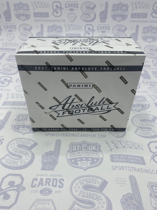 2021 Panini Absolute Football Jumbo Value 12 Pack Box