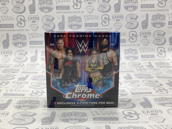 2026 Topps Chrome WWE Wrestling Mega Box - Sports Trading Cards UK