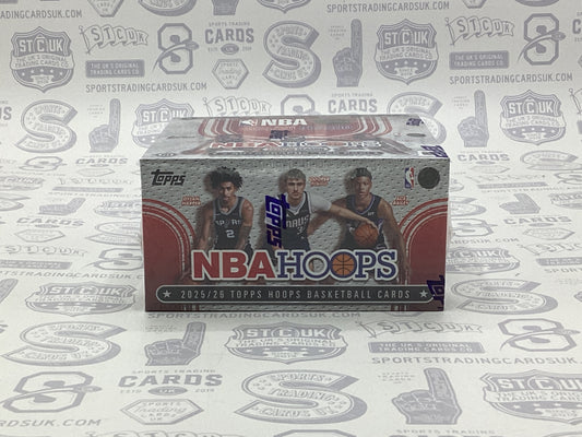 2025-26 Topps Hoops Basketball Hobby Jumbo Box - Sports Trading Cards UK