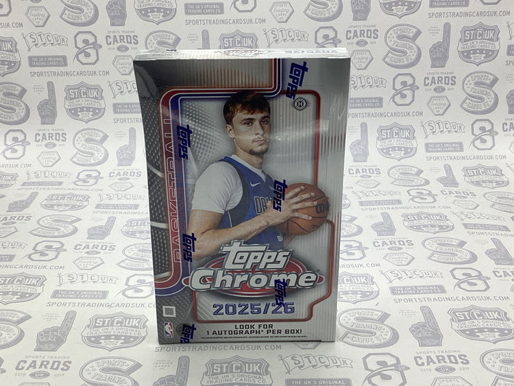 2025-26 Topps Chrome Basketball Hobby Box