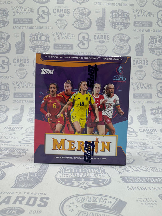 2025 Topps Merlin UEFA Women’s Euros Box
