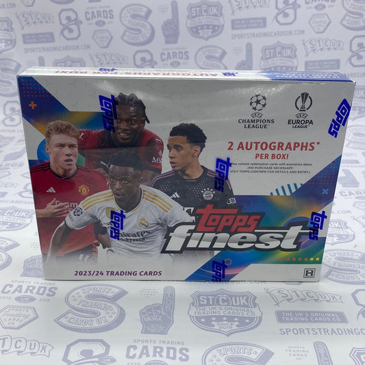 2023/24 Topps UEFA Club Competitions Finest Soccer Hobby Box