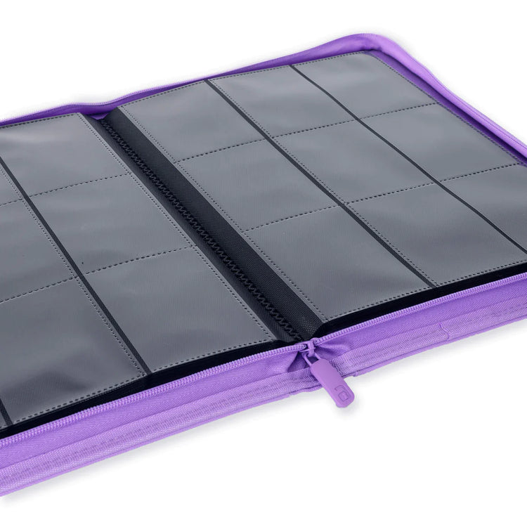 VaultX 9-Pocket eXo-Tec™ Zip Binder - Just Purple