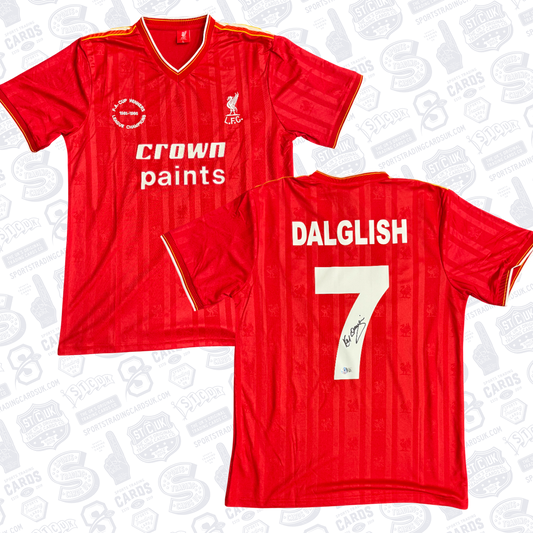 Kenny Dalglish #7 Liverpool 86/87 Home Signed Jersey