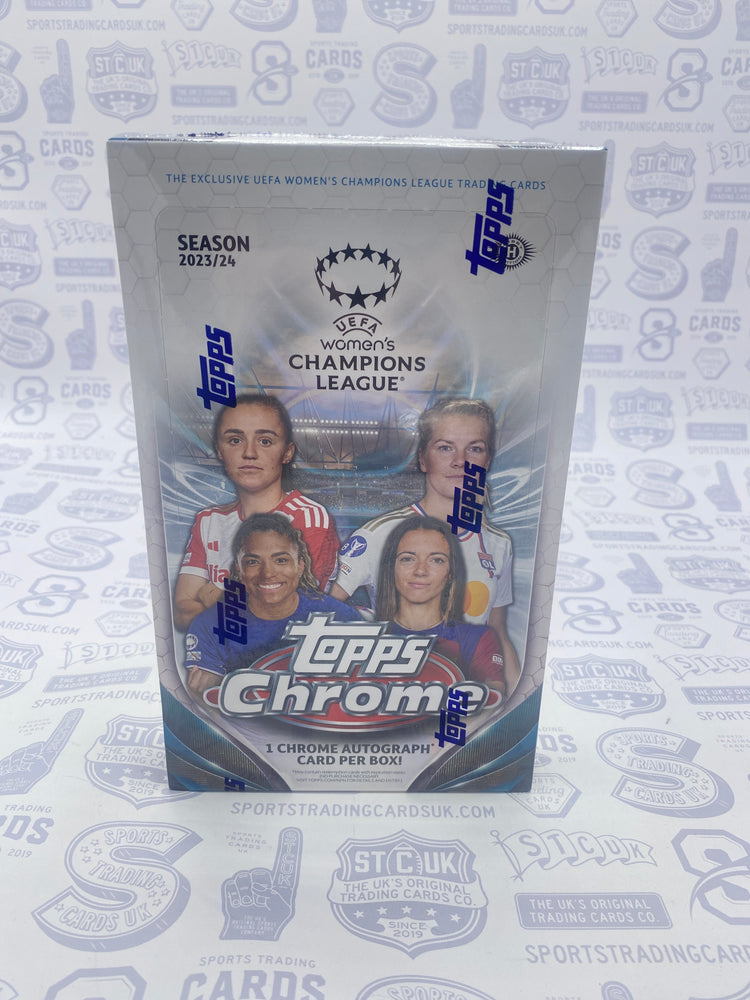 2023/24 Topps Chrome UEFA Women's Champions League Soccer Hobby Box