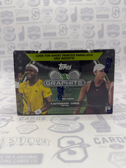 2026 Topps Graphite Tennis Hobby Box - Sports Trading Cards UK
