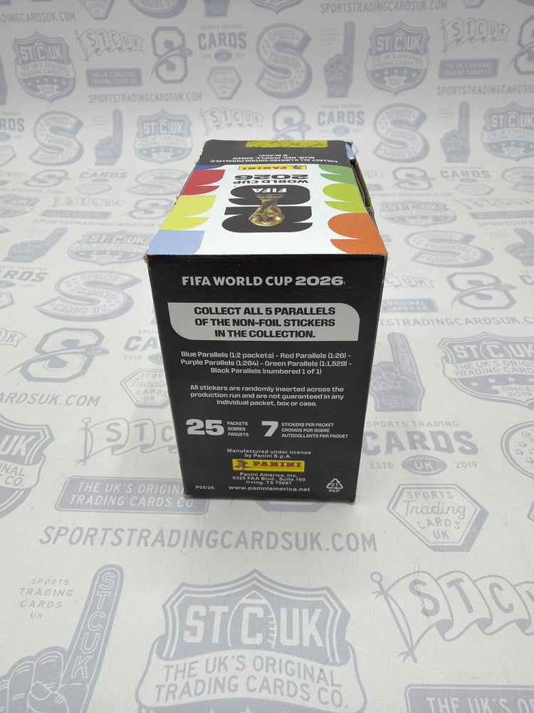 2026 Panini FIFA World Cup Official Sticker Collection - Box of 25 Packets