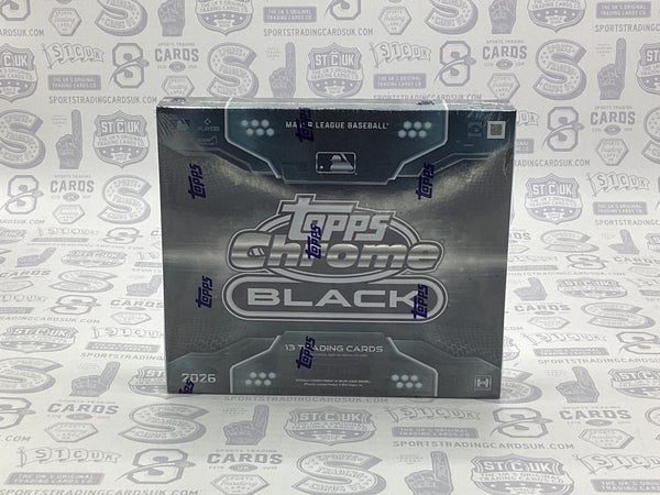 2026 Topps Chrome Black Baseball Hobby Box