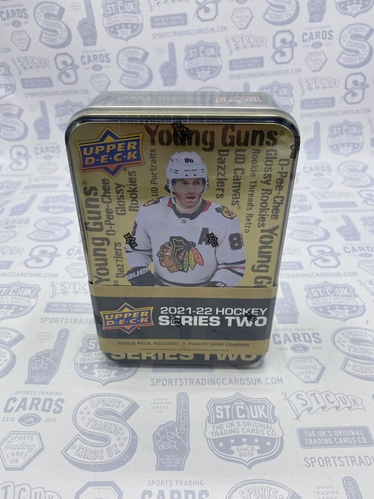 2021/22 Upper Deck Series 2 Hockey Tin Box - Sports Trading Cards UK