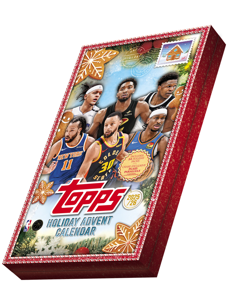 2025-26 Topps Holiday Basketball Countdown Calendar Box