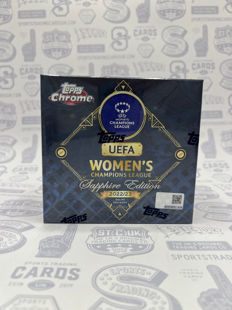 2022/23 Topps Chrome UEFA Womens Champions League: Sapphire Edition Box