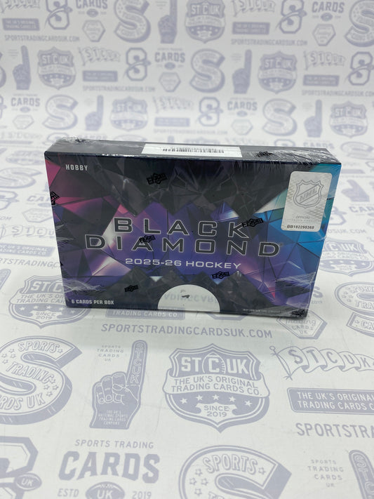 2025-26 Upper Deck Black Diamond Hockey Hobby Box