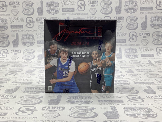 2025-26 Topps Signature Class Basketball Mega Box - Sports Trading Cards UK