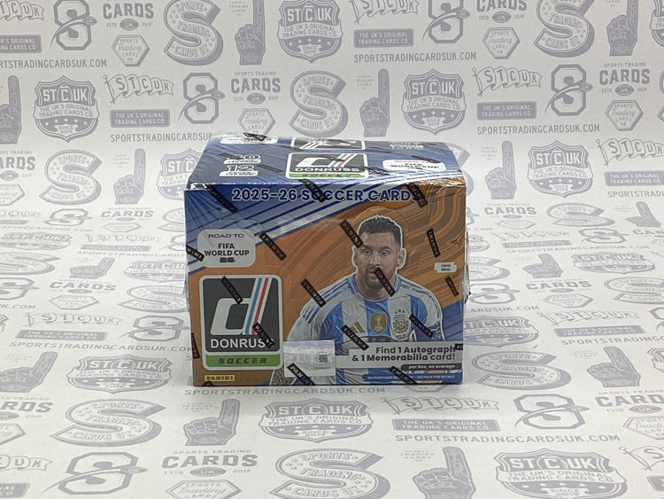 2025-26 Panini Donruss Road to FIFA World Cup Soccer Hobby Box - Sports Trading Cards UK