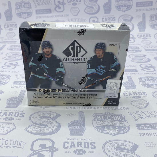 2022/23 Upper Deck SP Authentic Hockey Hobby Box - Sports Trading Cards UK