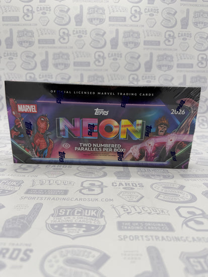 2026 Topps Neon Marvel Hobby Box - Sports Trading Cards UK