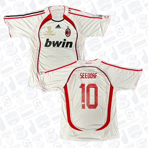 Clarence Seedorf Signed AC Milan Away Jersey #10 - Beckett COA