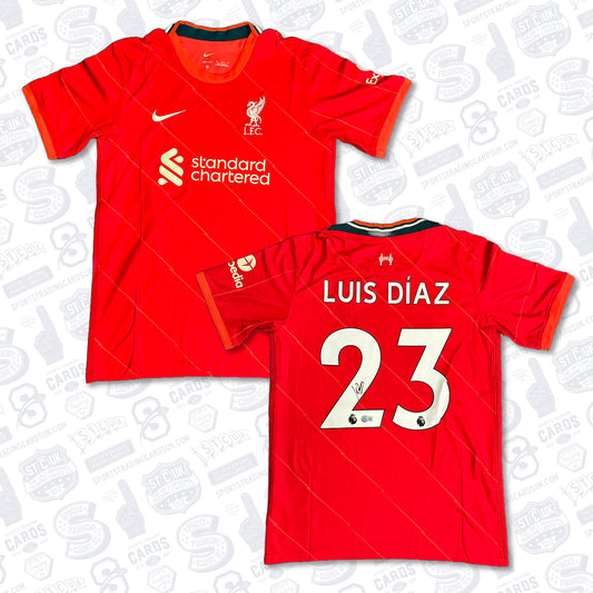 Luis Diaz Signed Liverpool Jersey #23 - Beckett COA