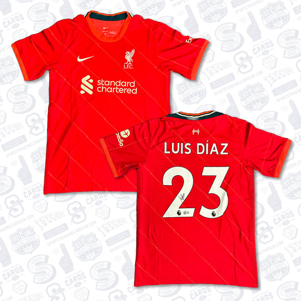 Luis Diaz Signed Liverpool Home Jersey #23 - Beckett COA