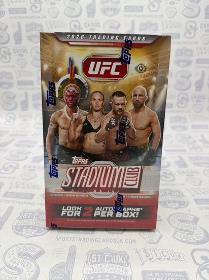 2026 Topps Stadium Club UFC Hobby Box - Sports Trading Cards UK