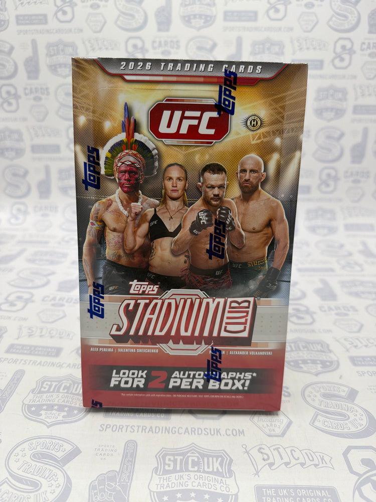 2026 Topps Stadium Club UFC Hobby Box - Sports Trading Cards UK