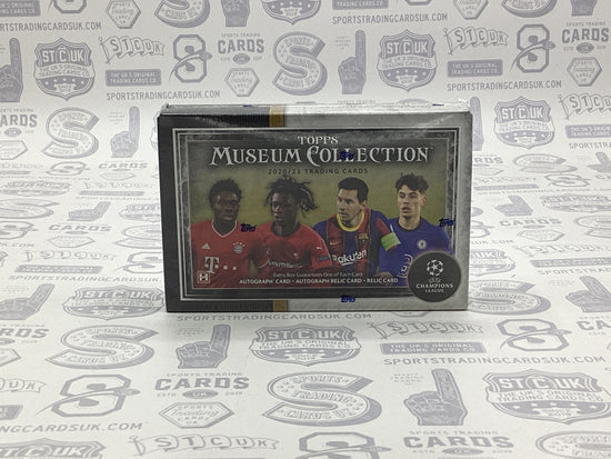 2020/21 Topps UEFA Champions League Museum Collection Soccer Hobby Box - Sports Trading Cards UK