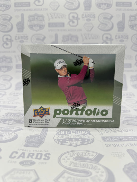 2024 Upper Deck Portfolio Golf Hobby Box