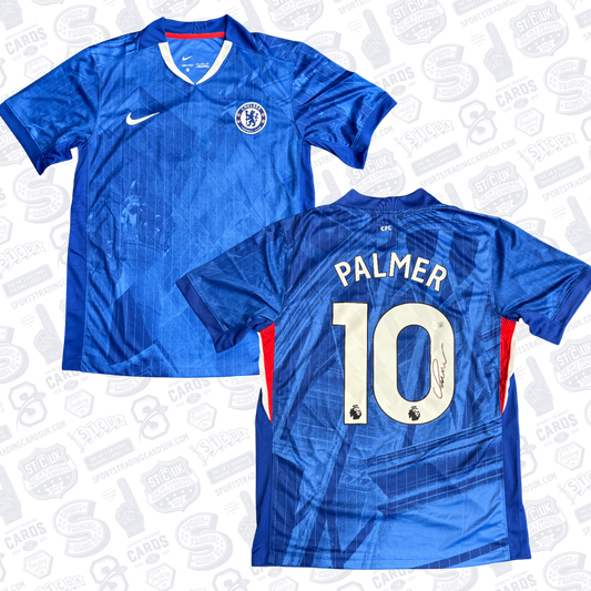 COLE PALMER SIGNED CHELSEA HOME SOCCER JERSEY #10