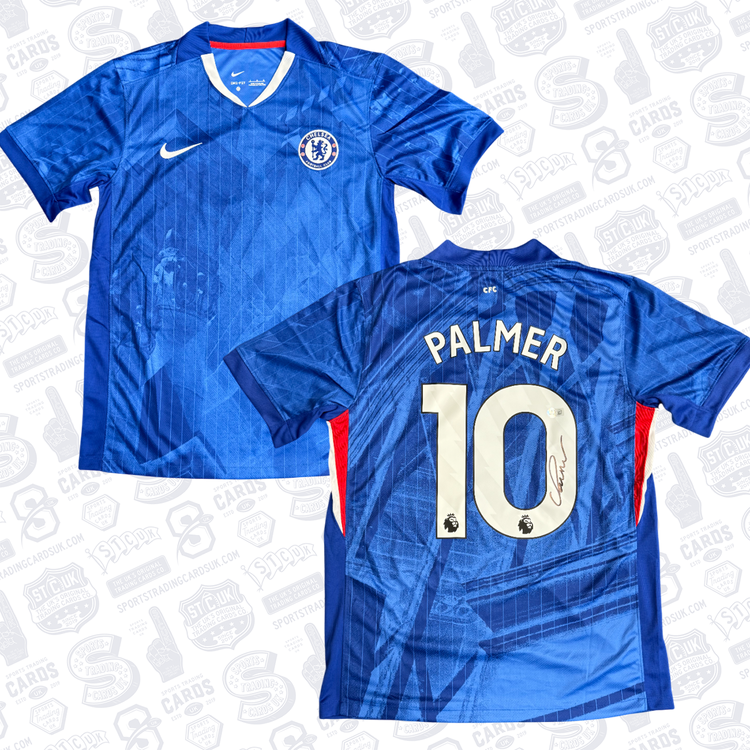 COLE PALMER SIGNED CHELSEA HOME SOCCER JERSEY #10