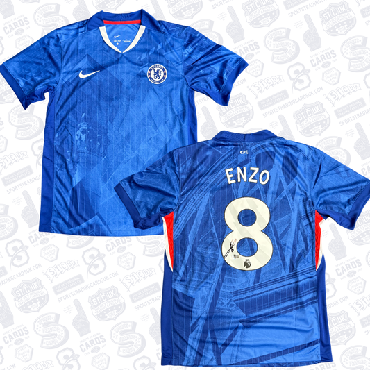 Enzo Fernandez Signed Chelsea Jersey