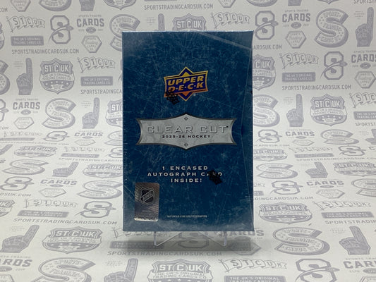 2025-26 Upper Deck Clear Cut Hockey Hobby Box - Sports Trading Cards UK