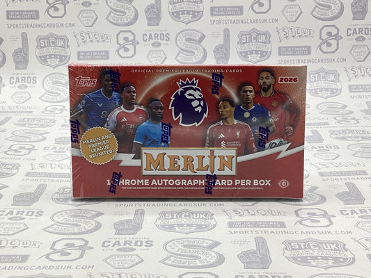 2025-26 Topps Merlin English Premier League Soccer Hobby Box