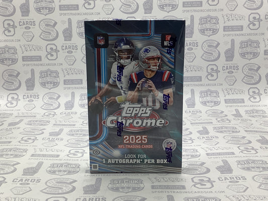 2025 Topps Chrome Football Hobby Box