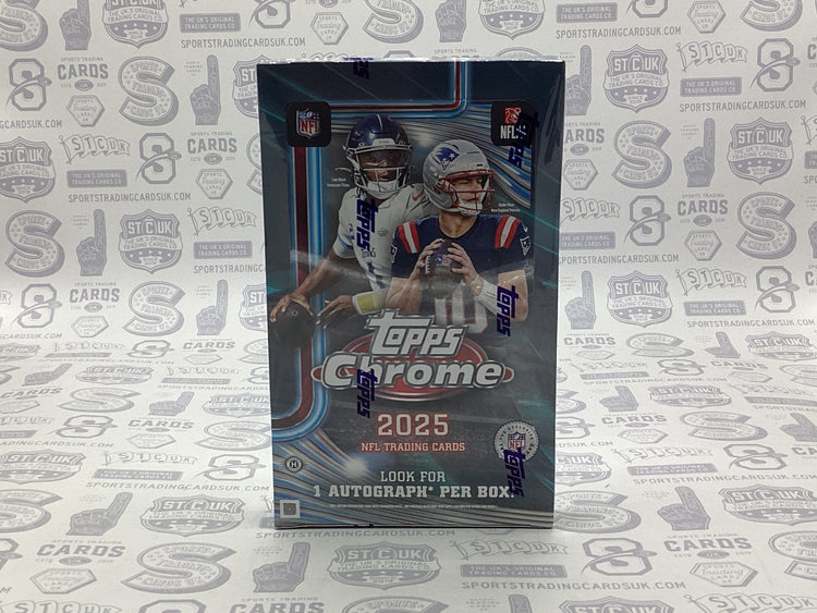 2025 Topps Chrome Football Hobby Box - Sports Trading Cards UK