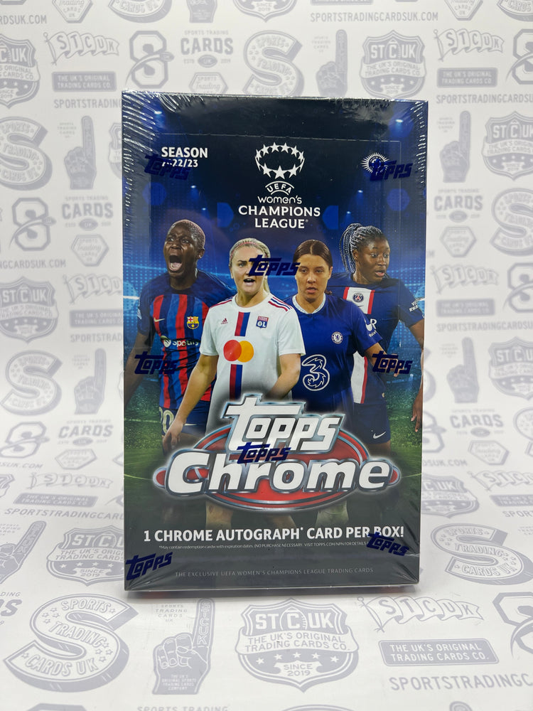 2022/23 Topps Chrome UEFA Women's Champions League Soccer Hobby Box